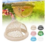 Floating Betta Fish Tank Accessories,3-In-1 Floating Hammock,Feeder Ring & Resting Spot,Aquarium Feeding Ring,3d-Printed Floating Betta Cave & Shrimp Hideout,Water-Borne Pets To Breed,Play And Rest