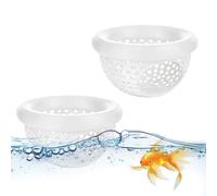 Floating Betta Hammock - 2 Pieces Fish Tank Resting Shelter | Aquatic Leaf Bed For Freshwater Aquarium, Hanging Betta Cave For Terrarium, Suction Cup Perch For Office, Hidden hideouts For Home