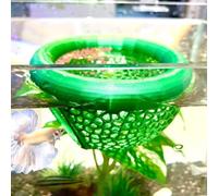 Floating Betta Hammock Bed,beta Hide cave and Resting spot,Betta Fish enrichent Feeder,Shrimp beta Log Bed Fish Tank Decorations Accessories for Aquarium Tank (Green, 1pcs Big and 1pcs Small)