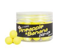 Floating boilies Dynamite Baits N-ticers Pineap & Bana 15MM Jaune 40 g