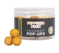 Floating boilies Dynamite Baits Peppered Fruit Food Popup Blanc 15 mm