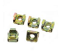 Floating Cage Nut, Carbon Steel Floating Nuts | Zinc-Plated M4-M12 10pcs Each For Enclosure Card Cage(M5 10pcs)