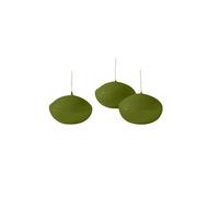 Floating Candles Diameter 4.5 cm Height 2.8 cm - Pack of 20 - Olive Green Cereria Di Giorgio