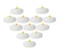 Floating Candles - Floating Candles for Centerpieces | Rounded Candle | Small Wax Candles for Pool Water | Indoor Candlelight Centerpieces for Nata Parties