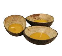 Floating Candles for Remembrance Ceremonies | Beeswax or Coconut Wax Options | Natural Floating Candles | Available Singly or Set of Three | Suitable for Ashes Ceremonies (3, Yellow (Beeswax))