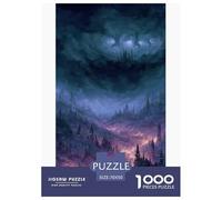 Floating Castle 3D Paper Puzzle Game 70x50cm/1000pcs, - Educational And Creative, Stress-relief And Unique Decoration, Great Gift for Everyone