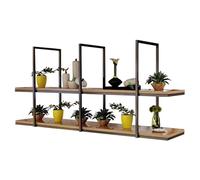 Floating Ceiling Shelf - Decorative Flower Stand & Wine Holder - Kitchen Bar Storage Organizer Rack - Stylish Home Display Shelving (Sizes: 80/100/120/140cm) (150x30x80cm)