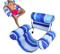 Floating Chair For Swimming Pool | Inflatable Tanning Raft Hammock,Swimming Pool Lounge Bed | Suitable for parties, vacations, travel, weekends, get-together, outdoor, river, lake, on the