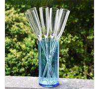 Floating Champagne Flutes,Set of 6 Stylish Acrylic Champagne Flute Goblet, Stemmed Baseless Glasses,Floating Champagne Glasses for The Pool,Perfect for Parties & Social Events