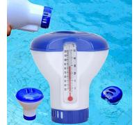 Floating Chlorine/Bromine Dispenser, Chemical Floating Dispenser for Pools, Tablet Holder Automatic Tablets Floaters for Pool, Hot Tub, Spa, Inflatable & Above-Ground Pools