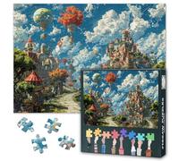 Floating Cityscape Jigsaw Puzzles, Fantasy World Puzzle for Adults 1000 Pieces, Impossible Hard Difficult Challenging Puzzles for Adults, Castle Puzzle for Adult 20X27 INCH