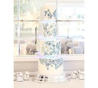 Floating Clear Acrylic Cake Separators, Sizes and Shapes, Round, Square or Heart Shaped