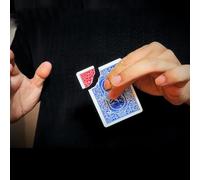 Floating Color Corner Card Magic Tricks Floating Card Corner and Color Changes Visual Restoration Magi Stage Illusions Gimmicks(blue back)