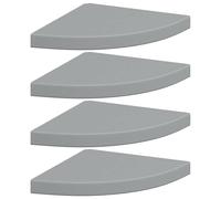 Floating Corner Shelf Wall-Mounted Hanging Shelf Wall Display Shelf MDF vidaXL