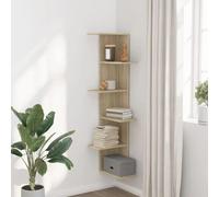 Floating Corner Shelves Wooden Storage Display Corner Shelf Units Wall Mount UK