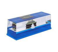 Floating Cruise Ship Model - Acrylic Liquid Ornament, Drifting Bottle Boat Toy, Unsinkable Display | Decorative Toy with Clear Lid for Desk Decoration, Ges