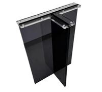 Floating Desk Acrylic Legs, T Shape Table Base for DIY Furniture, Clear Decor Leg Enhances Dining and Coffee Tables