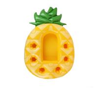 Floating Drink Holder for Pool, Inflatable Pool Accessories with Multiple Drink Slots, Compatible with Pool Floats and Cabana Bars(Pineapple)