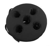 Floating Drink Holder for Pool with 5 Holes, Pool Float with Cup Holders, 5-Slot Floating Beverage Tray, Waterproof Pool Floating Table, No Inflation Needed, for Pool Parties,