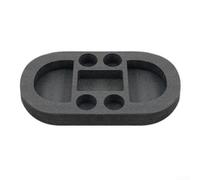 Floating Drink Holder Heavy Duty Sponge Pool Float Tray Holds 4 Drinks Cups Fruit Snack Mobile Spa Bath Accessory Garden Party 21.65 Inch