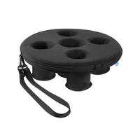 Floating Drink Holder - Inflatable Beverage Tray with 5 Cup Slots, Durable and Stable in Water | Hot Tub Drink Float for Pool Accessories, Spa , Beach Party, , Floating Drink Station