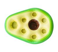 Floating Drink Holder Inflatable Large - Avocado Hot Tub Beverage Tray, Uni | Poolside Floating Refreshment Caddy - Buoyant Snack Bar Cup Flotation Ring for SPA | Smooth Synthetic Polymer Vinyl, Single P