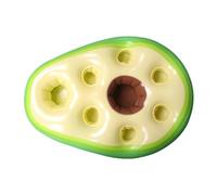 Floating Drink Holder Inflatable Tray Beverage PVC Pool Drink Floats Designed with Storage Holes Suitable for Pool Pa, Avocado
