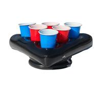 Floating Drink Holder - Reusable - Prop as Play Accessory - Inflatable Drink Holder as Float - For Beer Juice Lemonade Summer Garden Party