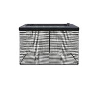 Floating Fish Basket - 45 x 26 x 25 cm | Quick-Drying Square Fish Basket | Foldable Fish Basket with 5 Metre Rope for Rocks and Jumps | Fresh and Salt Water Storage