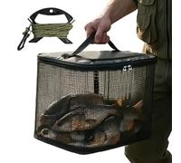 Floating Fish Basket - Lightweight Mesh | Landing Net, Heavy Duty Foldable Foldable Floating Net Basket for Marina, Pond, Rock, Landing, Recept