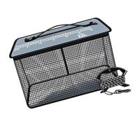 Floating Fish Basket Live Fish Protector with 5M Rope Fast Drying Thickened Fishing Basket Net Cage Portable Net Quick Drying Baits Storage Cage