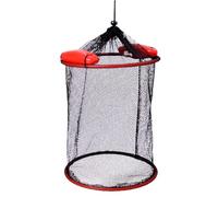 Floating Fish Basket - Net Cage for Live Caught Fish, Foldable Fishing Cage Basket, Quick Drying Kayak, Live Good, Fishing Holder, Minnow Bucket, Net Bait Pen, Around Fish