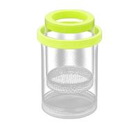 Floating Fish Breeder, Shrimp Breeding Box, Guppy Incubator, Round Fine Mesh Incubator Transparent Suitable for Betta Gupies Aquarium 5.6 x 3.75 Inch