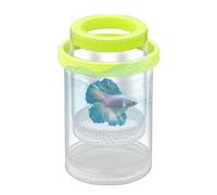 Floating Fish Breeding Box, Betta Incubator Separator, Clear Hatching Tank, Aquarium Breeder for Shrimp, Guppy, Effective and Safe Fish Hatchery Solution, 5.63 x 3.66 Inches