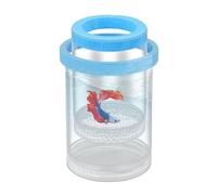 Floating Fish Breeding Box, Clear Fish Tank Breeder and Separator, Betta Incubator with Ventilation Design, Sturdy Acrylic Hatchery, 5.63x3.66in, Ideal for Shrimp, Guppy, Aquarium