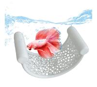 Floating Fish Chair - 3.15 Artificial Plant Platform, Hidden Cave Underwater, Rearing Station | Durable Plastic Leaf Holder, Safe Ornament Supply for Small Tropical Animals Water Frog Ta