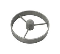 Floating Fish Feeder Ring - Portable Round Aquarium, Lightweight Stable Floating Ring | Long Lasting Circular Transparent Species Glass, Breeding Tank Feeding Instrument for Freshwater - Meeresa