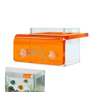 Floating Fish Feeding Ring Tool, Aquarium Food Feeder Ring Set, Hangable Fish Feeding Device, Controlled Aquarium System, Clear Tank Style Design, Home Office Use 1.97 x 1.97 x 2.36 inches