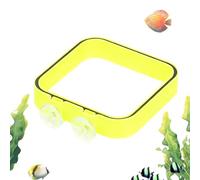 Floating Fish Feeding Ring with Secure Suction Cup, Suspended Aquarium Food Station, Anti-Drift Floating Feeder for & Pellets, Aquatic Supplies, Tool For Fish Enthusiasts