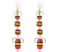 Floating Fish Lure 8.5cm 3 Hooks High Carbon Steel | High carbon steel construction, pointed barbs, 8.5cm length, floating EVA foam, for bass snakehead target