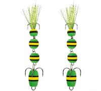 Floating Fish Lure 8.5cm 3 Hooks High Carbon Steel | High carbon steel construction, pointed barbs, 8.5cm length, floating EVA foam, for bass snakehead target