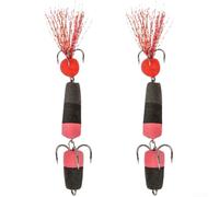 Floating Fish Lure 8.5cm 3 Hooks High Carbon Steel | High carbon steel construction, pointed barbs, 8.5cm length, floating EVA foam, for bass snakehead target