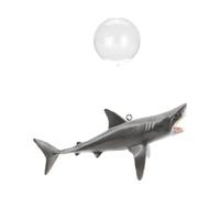 Floating Fish Tank Ornament - Aquarium Shark Decor, Adjustable Position Landscape Craft, Artificial Aquatic Sculpture | Decorative Underwater Accessory For Hotel Workplace Home Aquarium