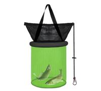 Floating Fishing Basket - 34Cm Nylon Fishnet Basket, Multifunctional Storage Solution For Live Catch, Organizer For Cage Traps, Caught Fish Baskets Former Dads Boyfriends, Grandpa And Family Outings