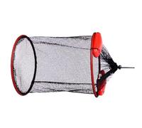 Floating Fishing Basket - 9.84 x 35.43 inches, Foldable Nylon Cage, Safe Safety Strap Mesh | Saltwater Kayak Boat Cistern Lake Bank Shore Shoreline Pier Dock Bridge Stream River Pond Jetty
