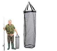 Floating Fishing Basket - Buoyancy Cage Retainer Net with Foam Ring, Stand | Live Catch Carrier Retainer for Crayfish and Minnow Leachings