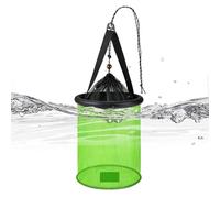 Floating Fishing Net - Sturdy Folding Net Basket | Portable Floating Fish Bucket for Crabs, Trout, Pike, Crappie, Saltwater, Boat, Surf, Pond and River