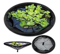 Floating Flora Fish Barrier,Floating Pond Protector, Fine Mesh Fish Barrier Floating Island Plant Protector for Aquatic Plants, Lily Pads, Water Gardens, Floating Planters for Ponds