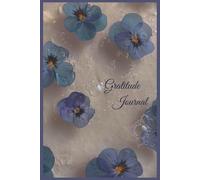 Floating Flowers Gratitude Journal: Blue Bubbles 5-Minute Daily Affirmations and Reflection Notebook with Template, 6x9 inches, His and Hers Gifts