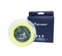 Floating Fly Fishing Line with 2 Welded Loops, Weight Forward Floating Fly Line, 100FT，5F Freshwater Saltwater Fly Fishing Line(Fluo Yellow)